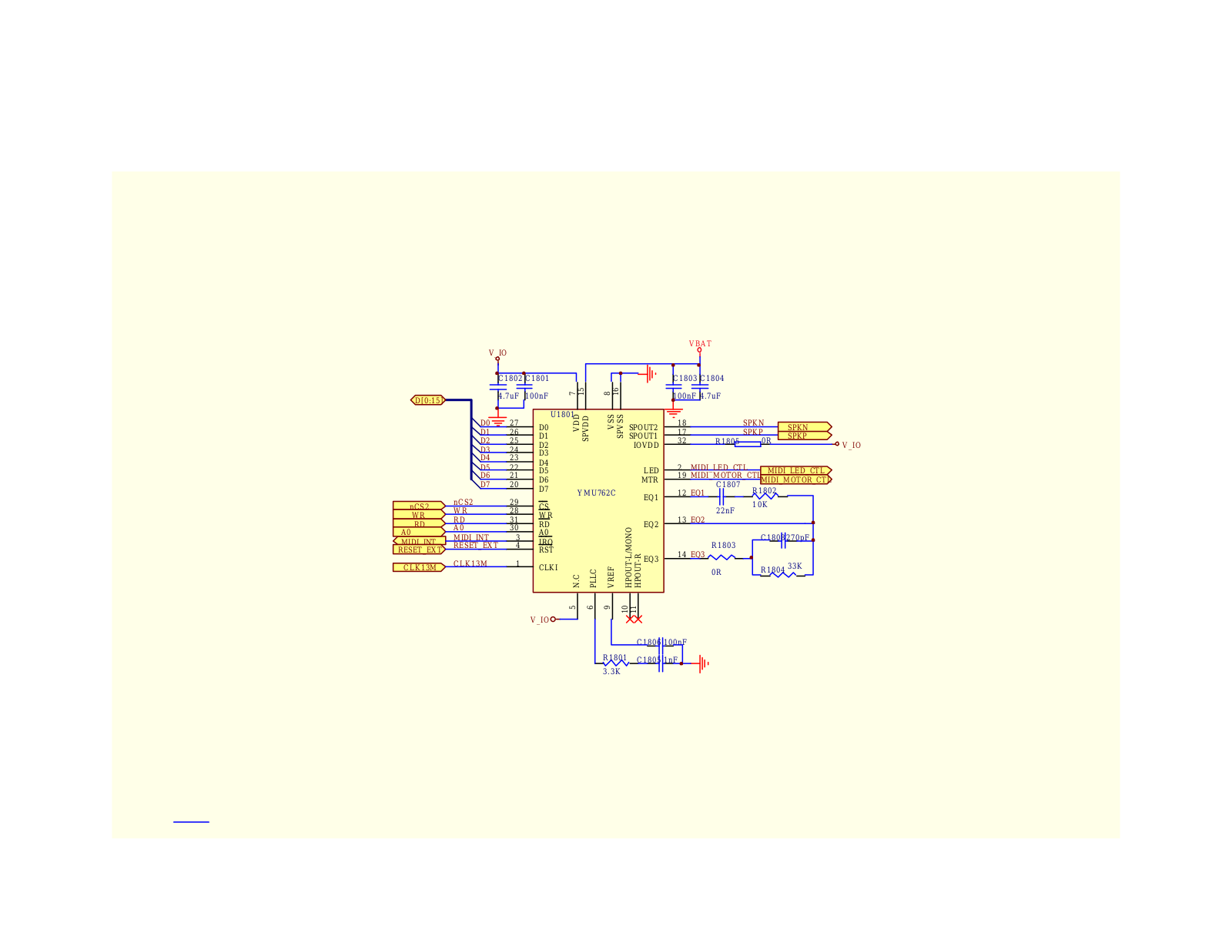 FLY V40, E300 Schematics 8