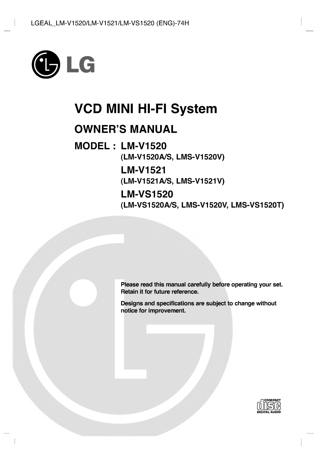 LG LM-VS1520A User Manual