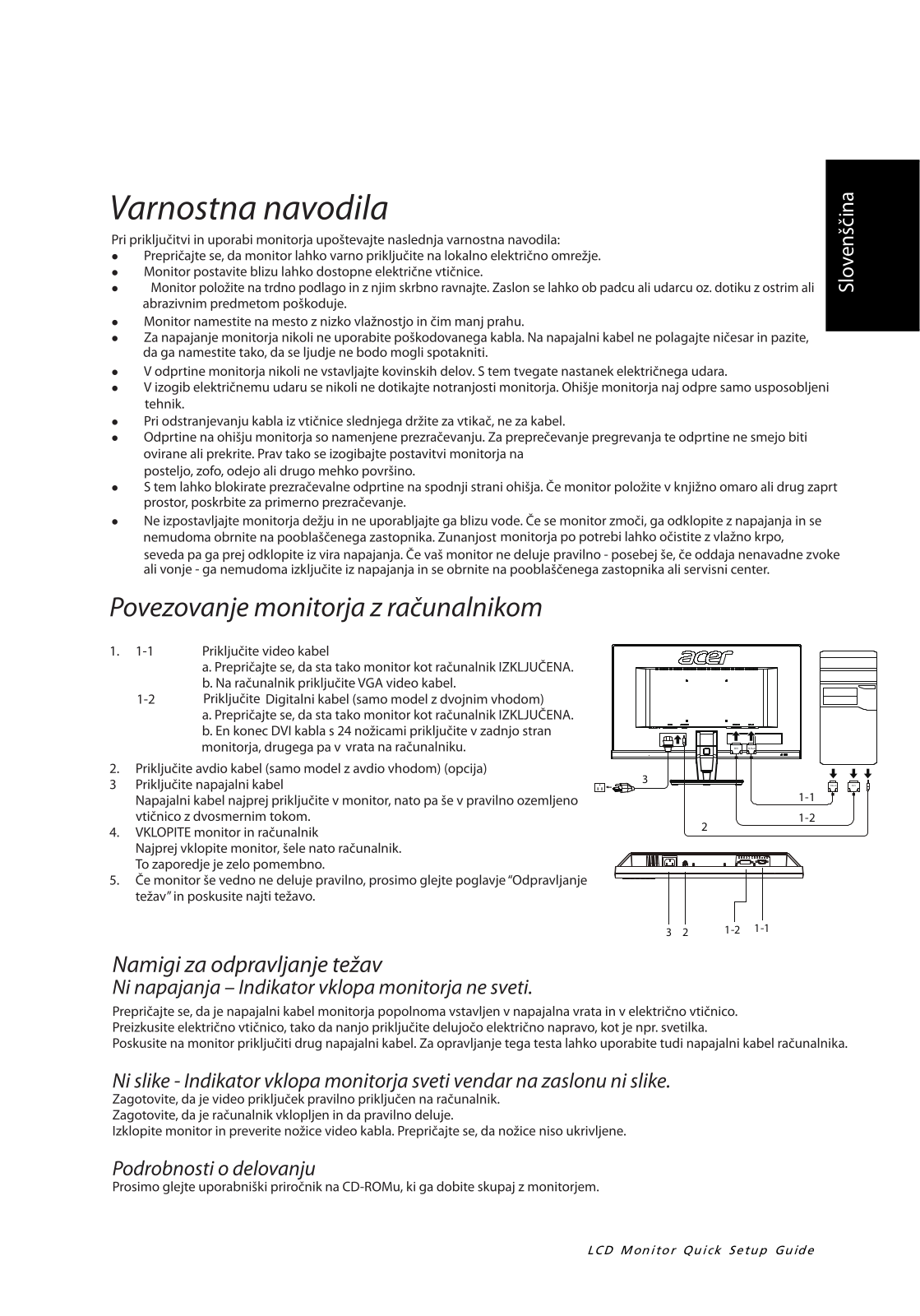 Acer P196WV User Manual