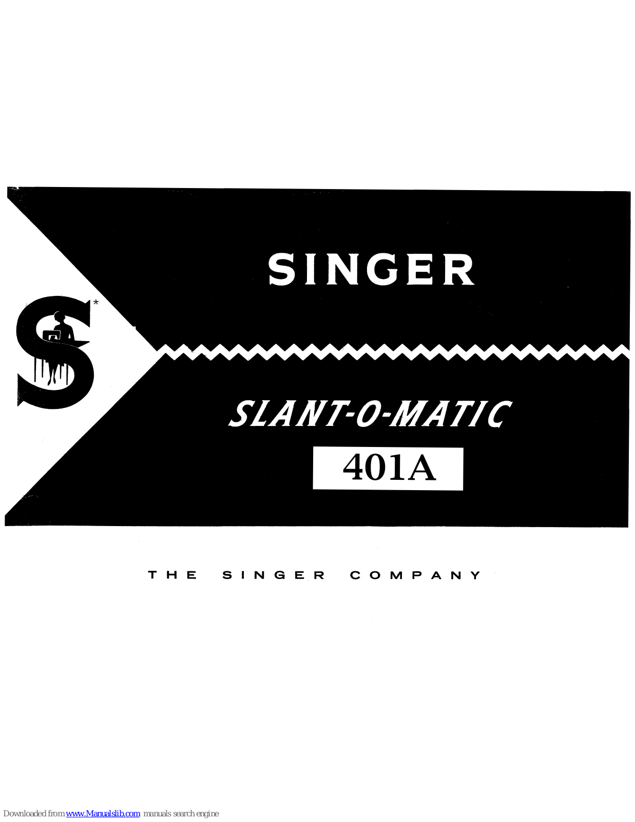 Singer Slant-o-matic 401A Instructions For Using Manual - ManualMachine.com