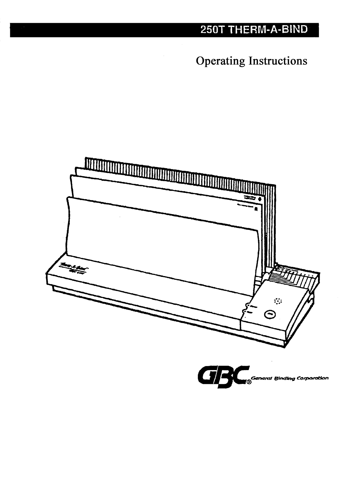 GBC 250T User Manual