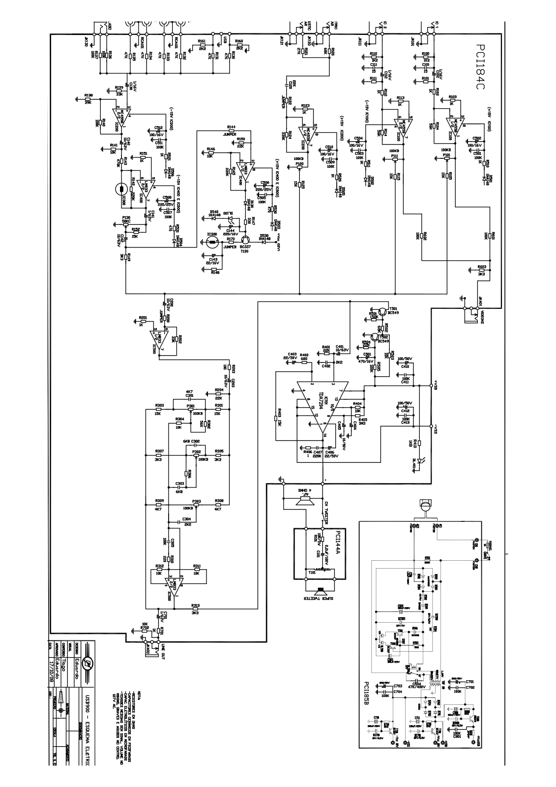 FRAHM USB900 Schematic