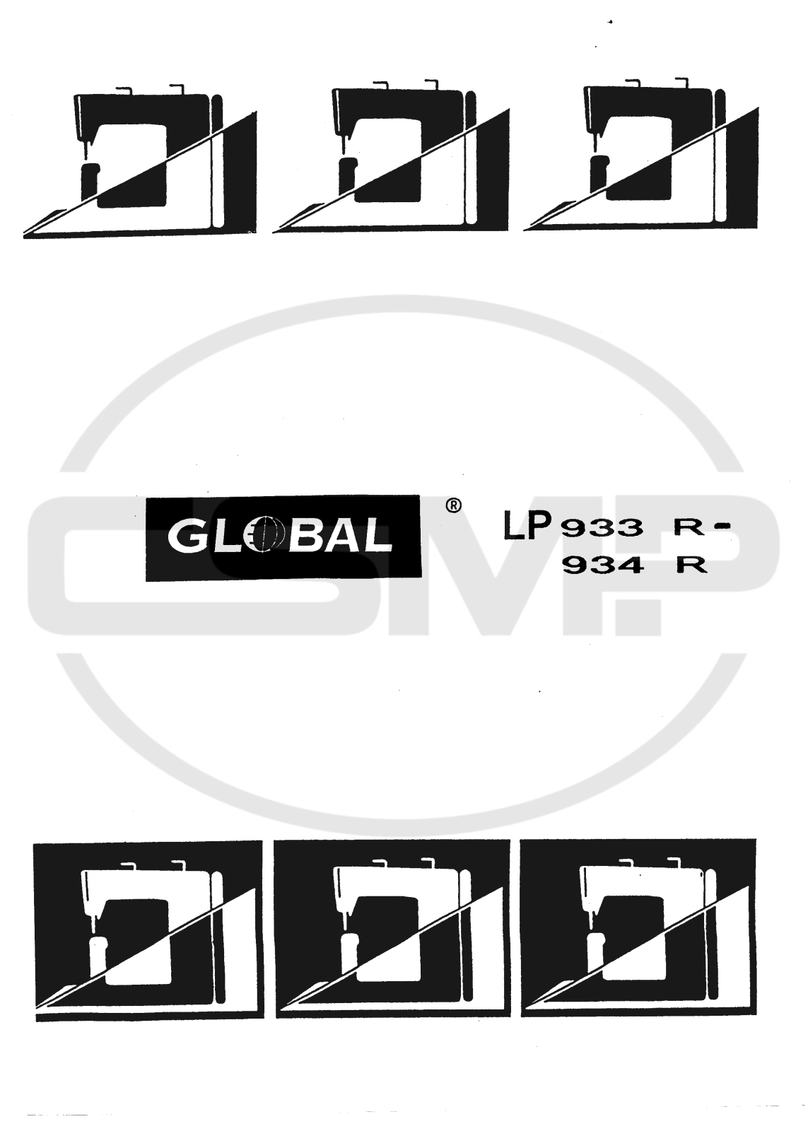 Global LP933R, LP934R Parts Book