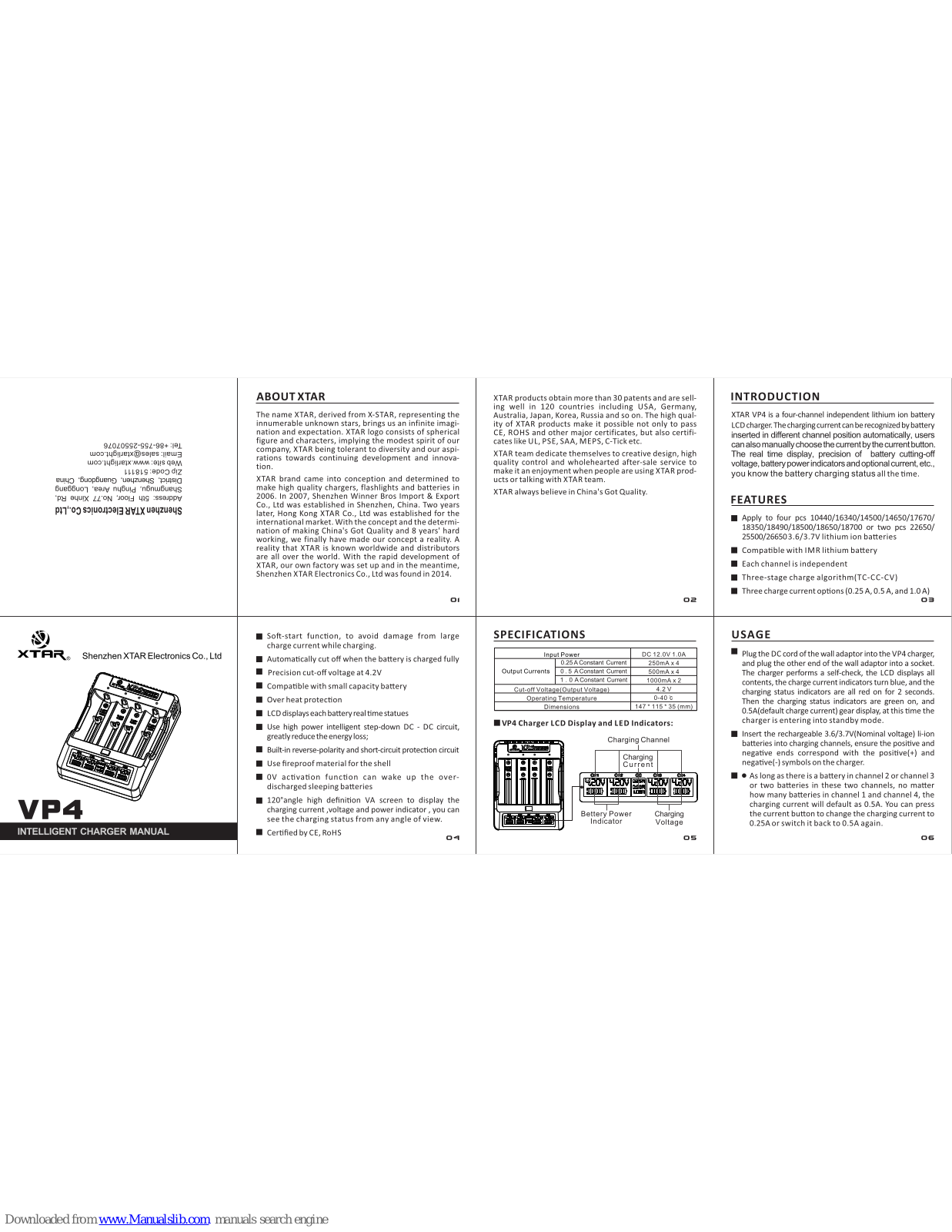 XTAR VP4 User Manual - ManualMachine.com