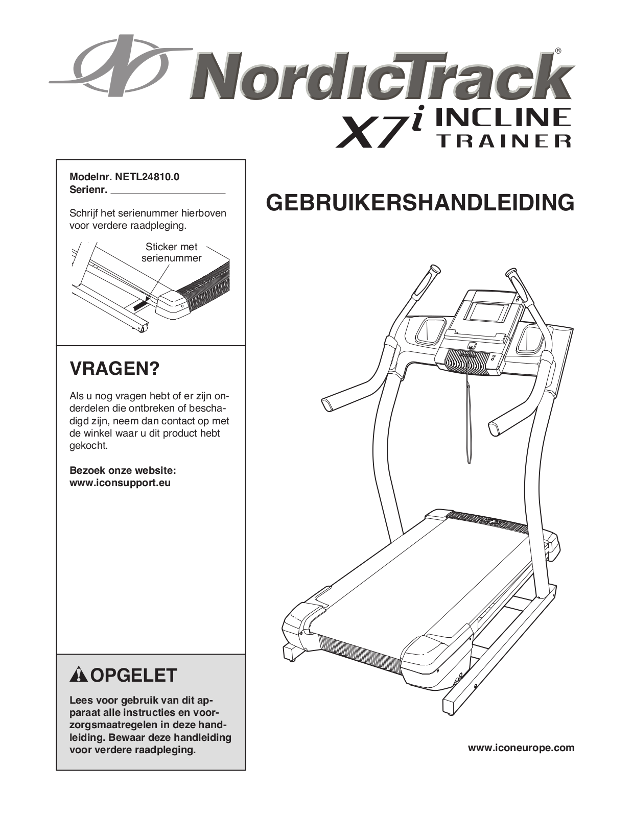 NordicTrack NETL248100 Owner's Manual