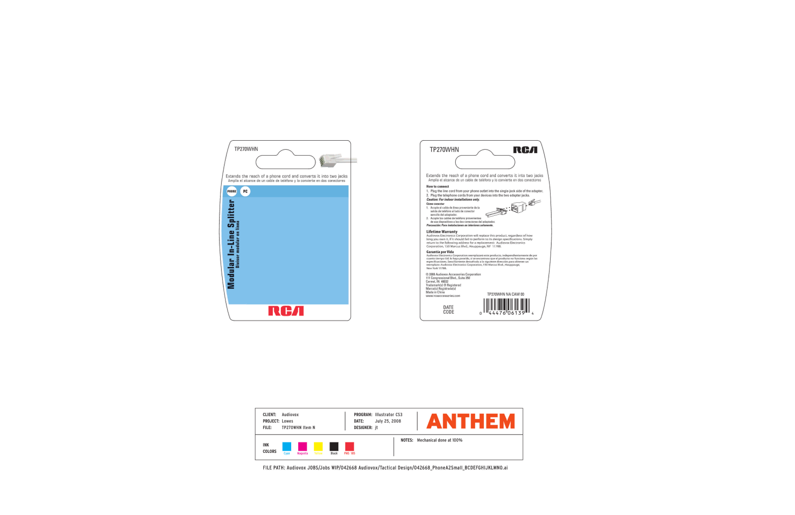 RCA TP270WHN User Manual