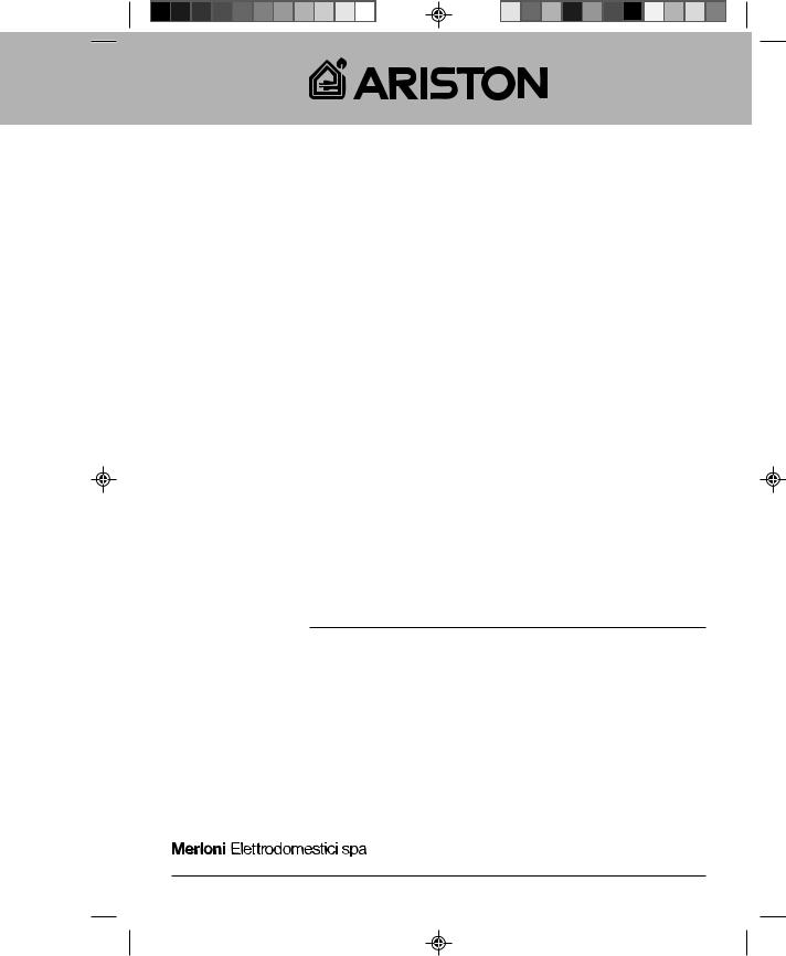 ARISTON K-CD 12 TX User Manual