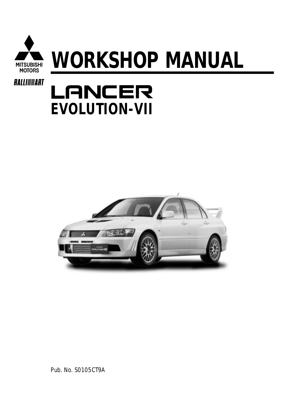 mitsubishi lancer evo7 2001 Service Manual