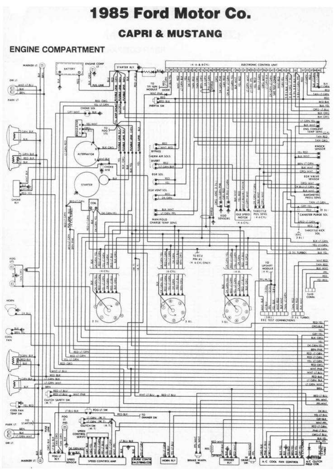 FORD Mustang 6-6 Diagram