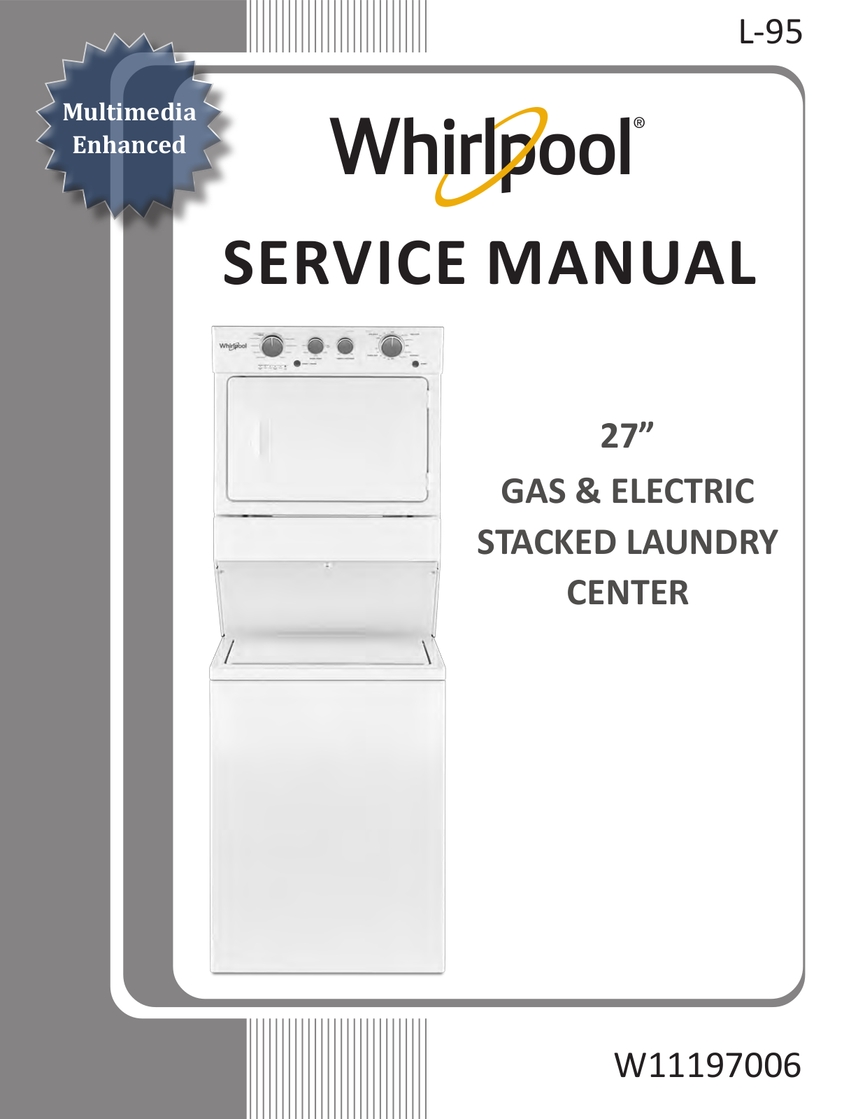 Whirlpool WGT4027HW Service and Maintenance Guide