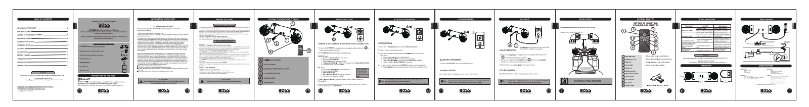 Boss UTV4BRGB User Manual