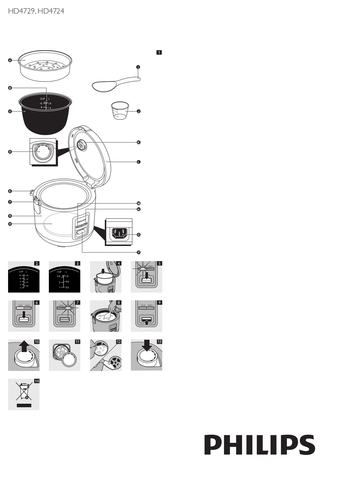 Philips HD 4724, HD 4729 User Manual