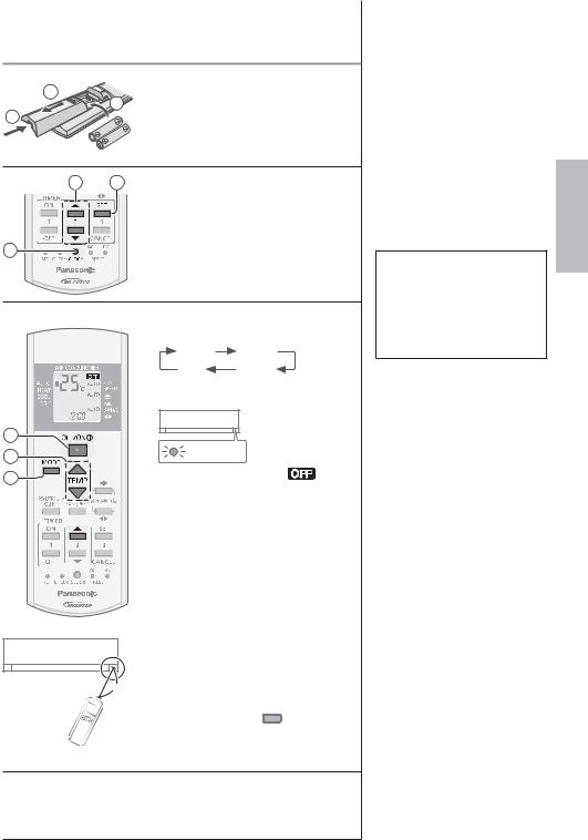 Panasonic CU-RE18RKE, CU-RE24RKE, CU-3E18PBE, CU-4E23PBE, CU-4E27PBE Operating Instructions