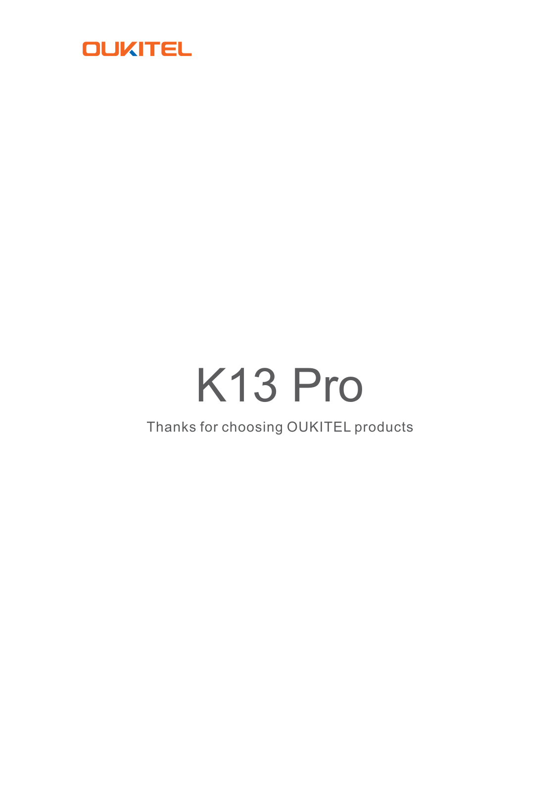 YUNJI INTELLIGENT TECHNOLOGY K13PRO User Manual