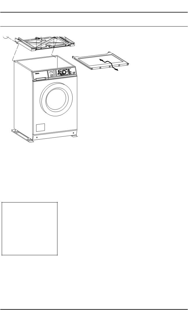 Miele WTV 405 for T4000 Instruction