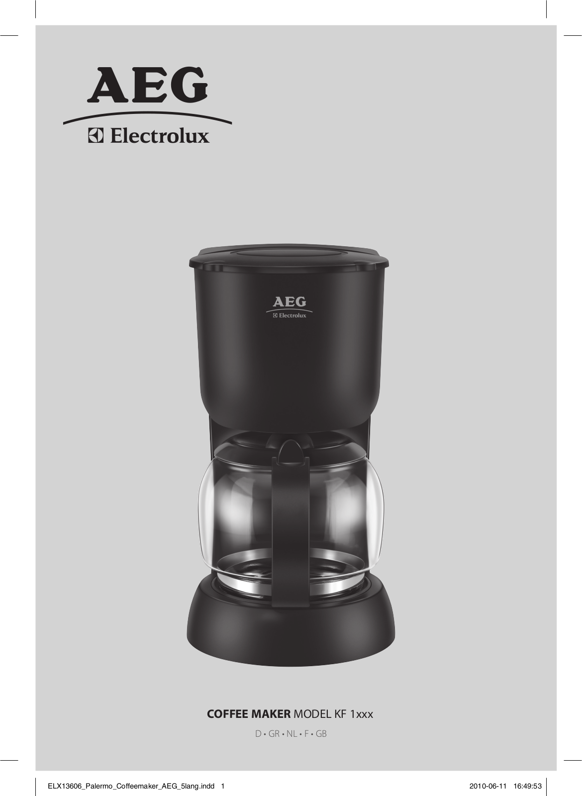 Aeg-electrolux KF 1250 User Manual