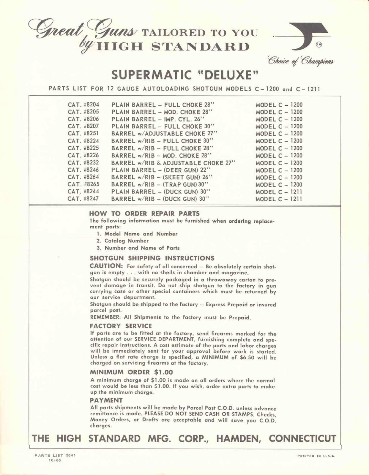 histandard c1200 User Guide