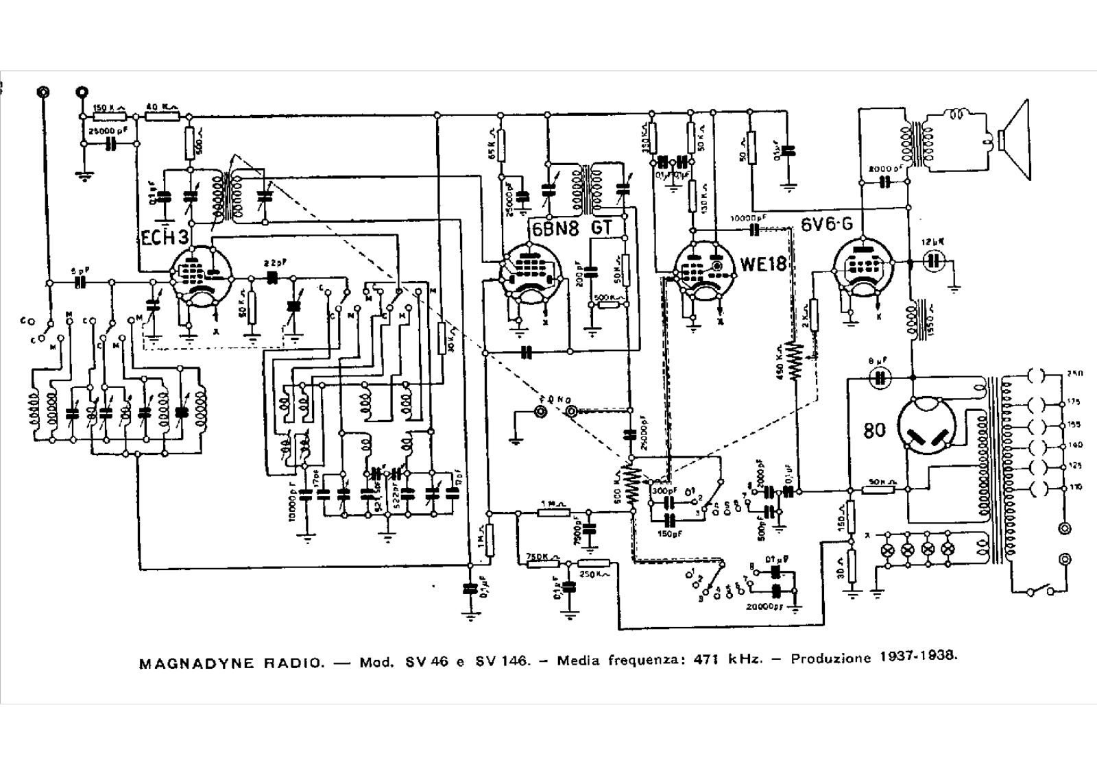 Magnadyne sv46, sv146 schematic - ManualMachine.com