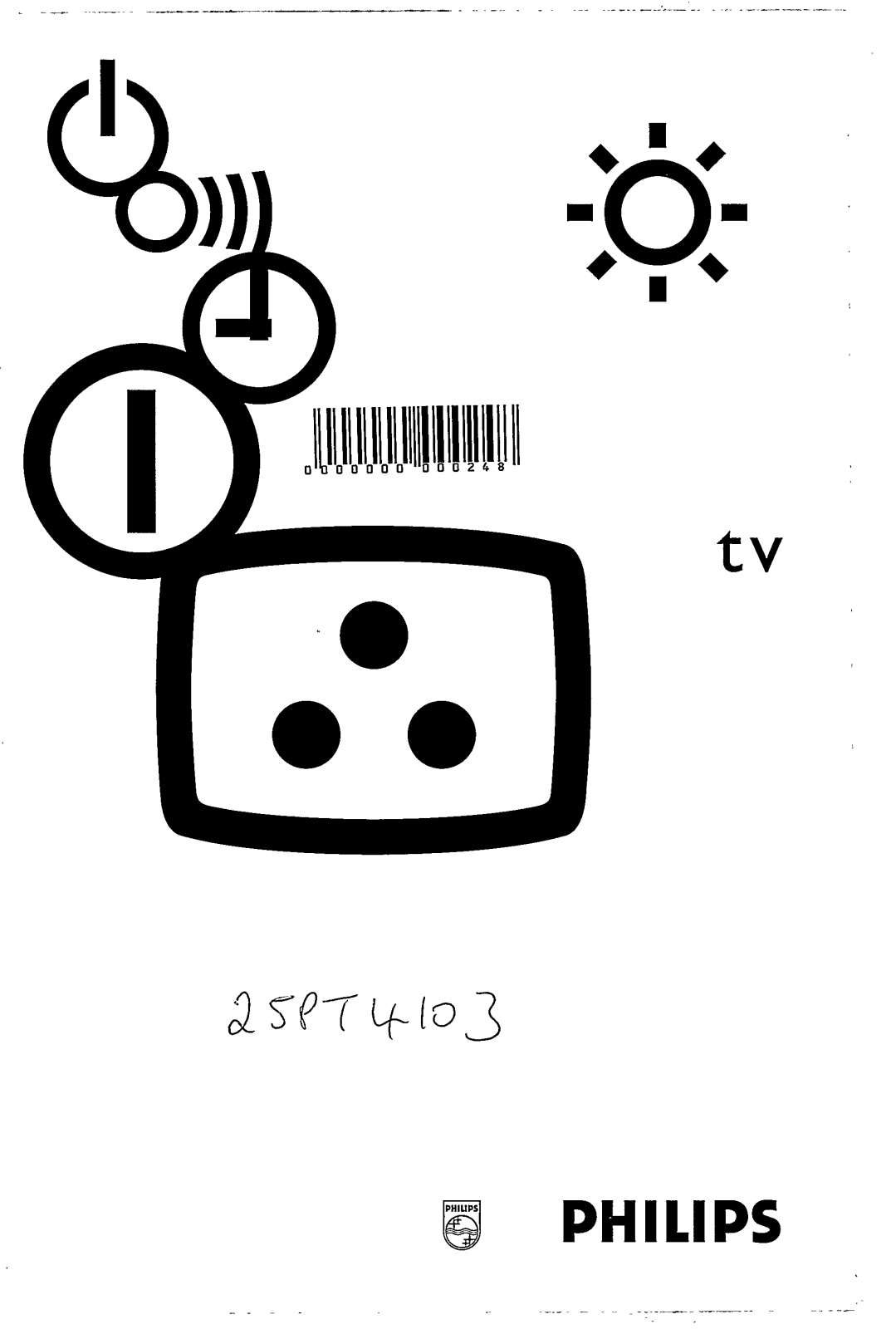 Philips 25PT4103/11 User Manual