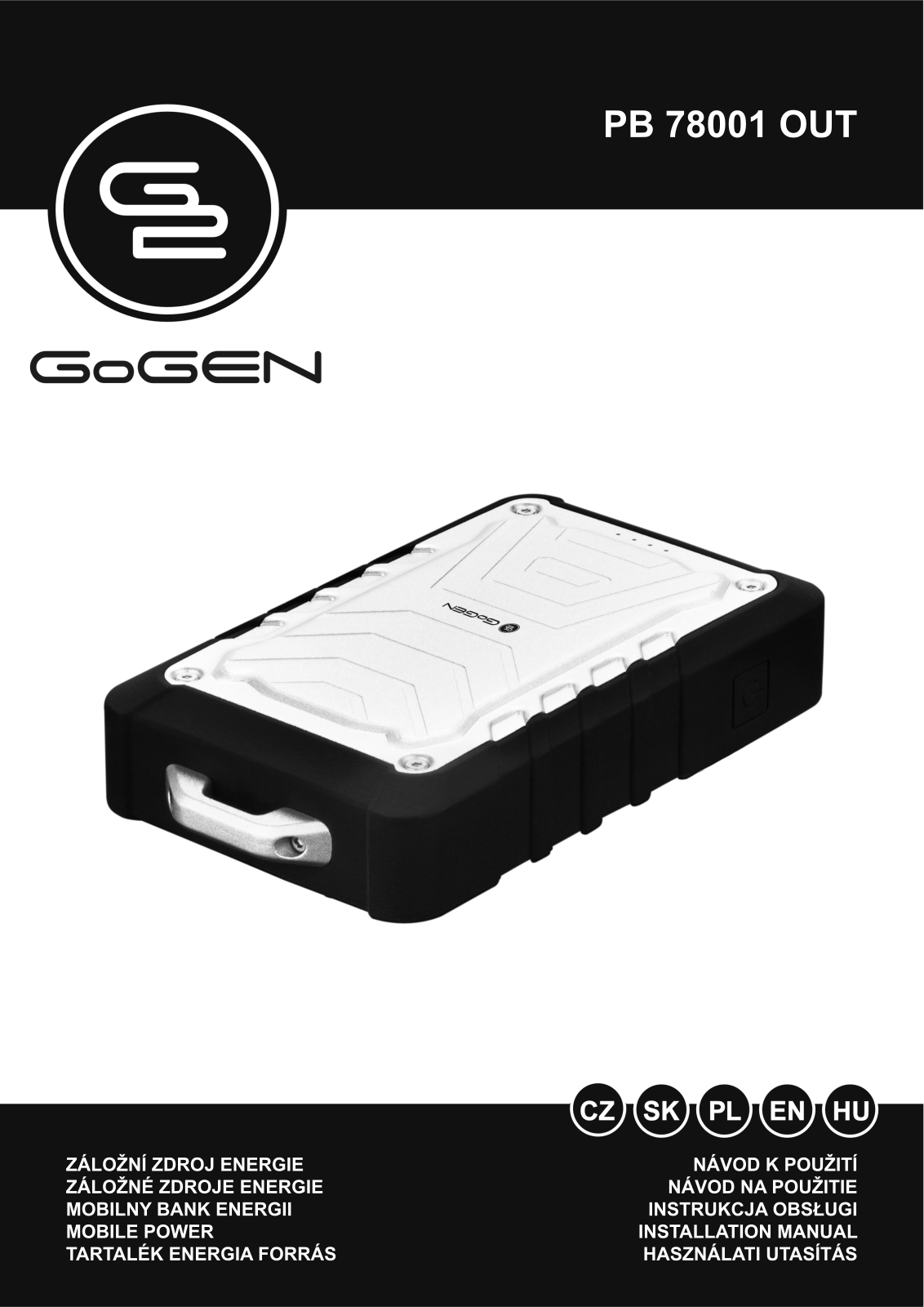 GoGEN PB78001OUT User Manual