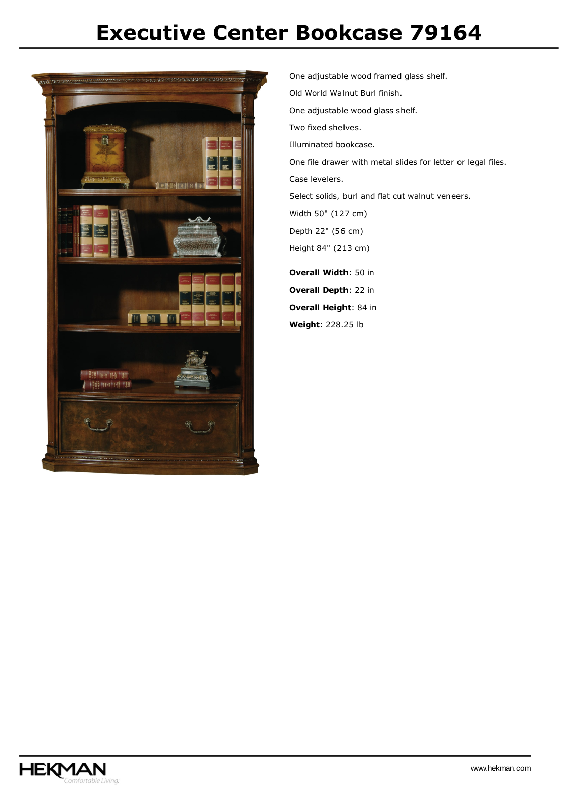 Hekman W004093199 Specifications - ManualMachine.com
