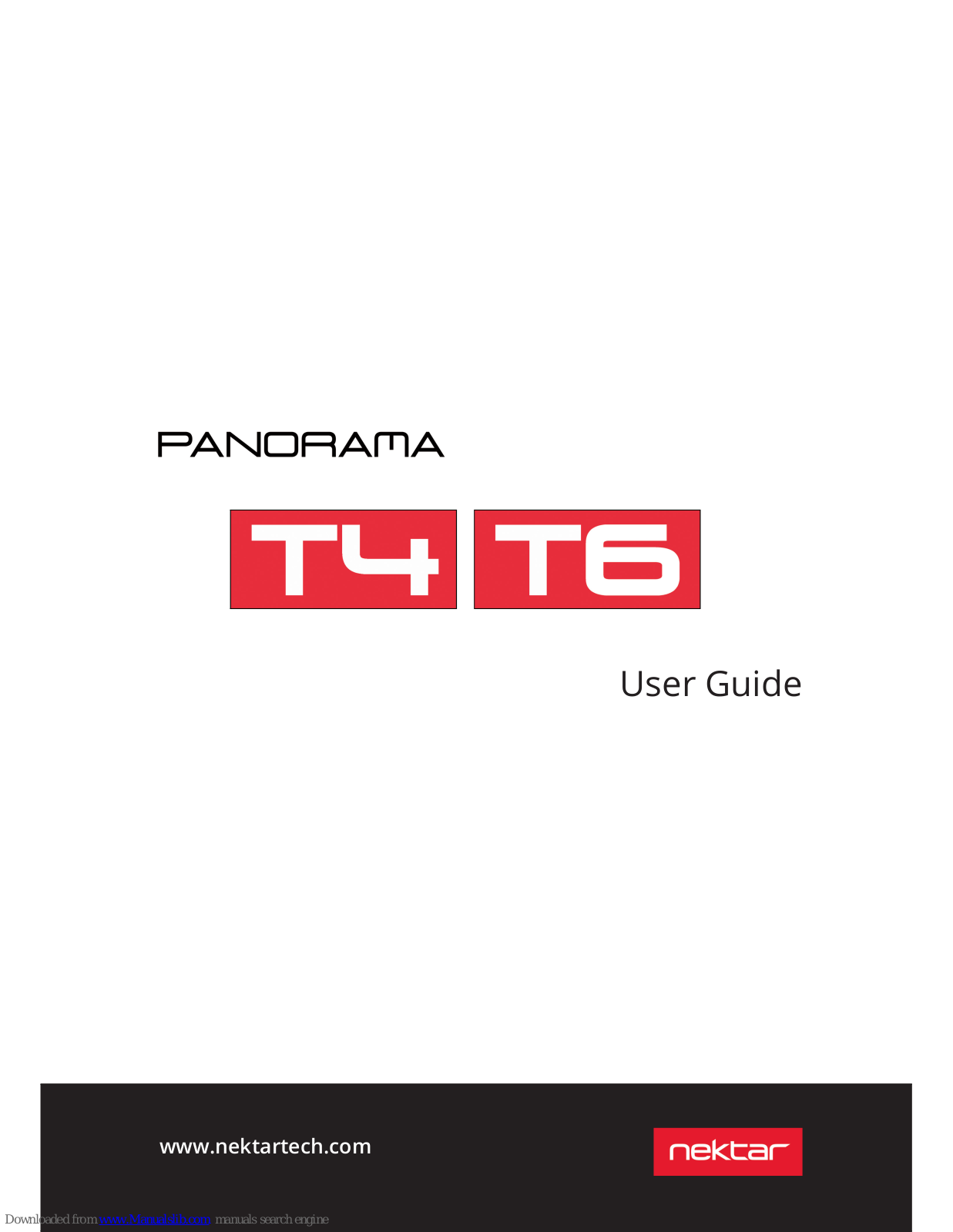 Nektar Panorama T4, Panorama T6 User Manual