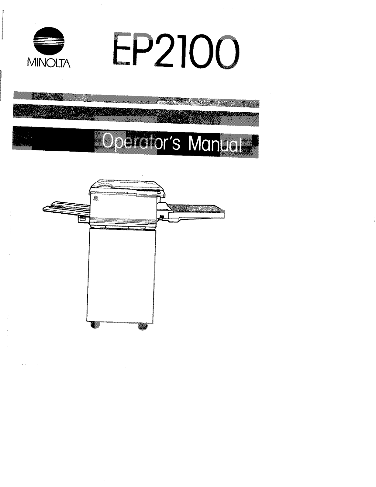 Konica Minolta EP2100 User Manual