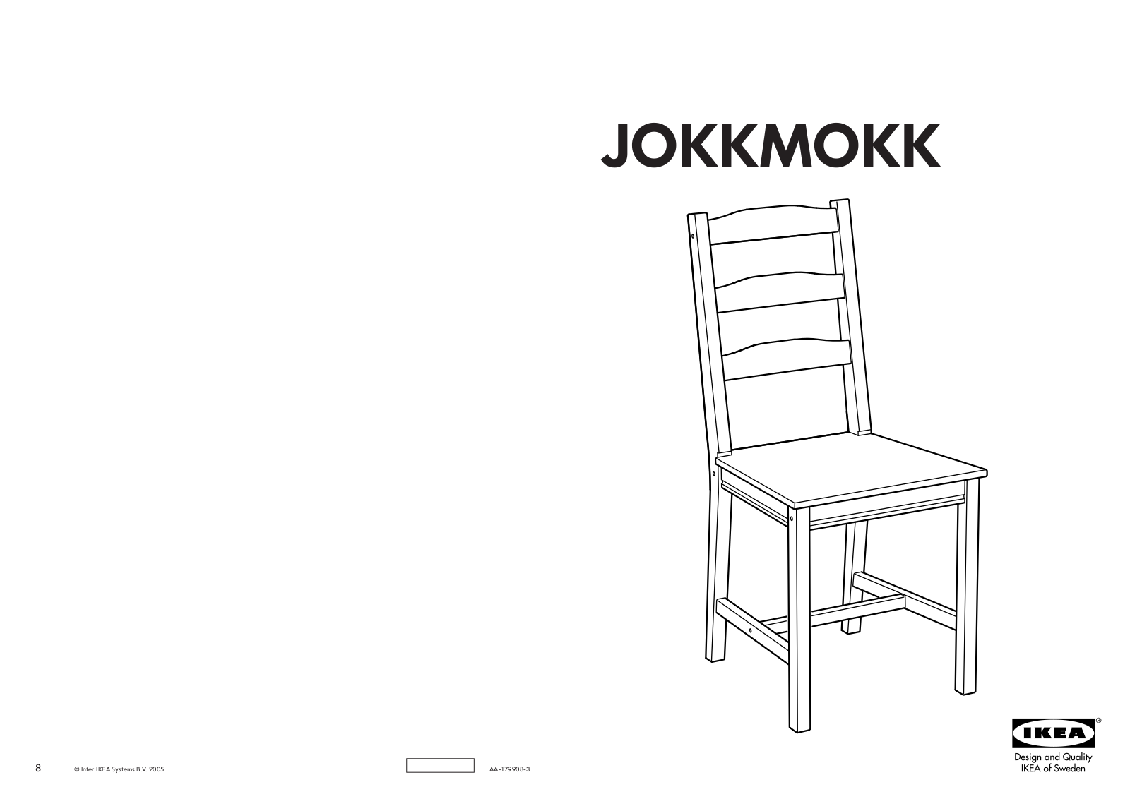 IKEA JOKKMOKK User Manual