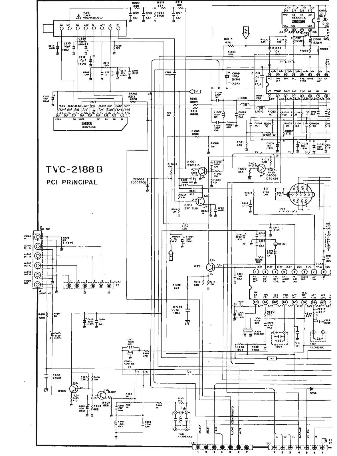 Sharp C-2188 Schematic