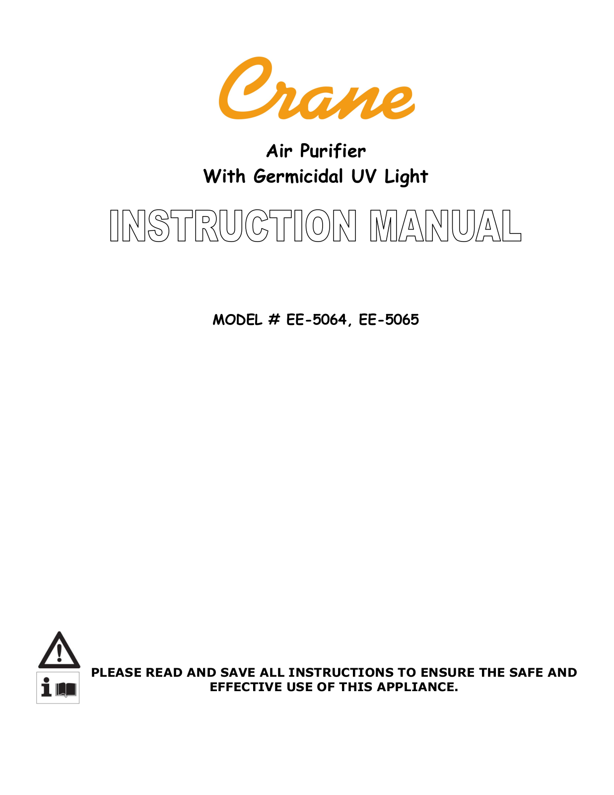 Crane & Co EE-5065, EE-5064 User Manual