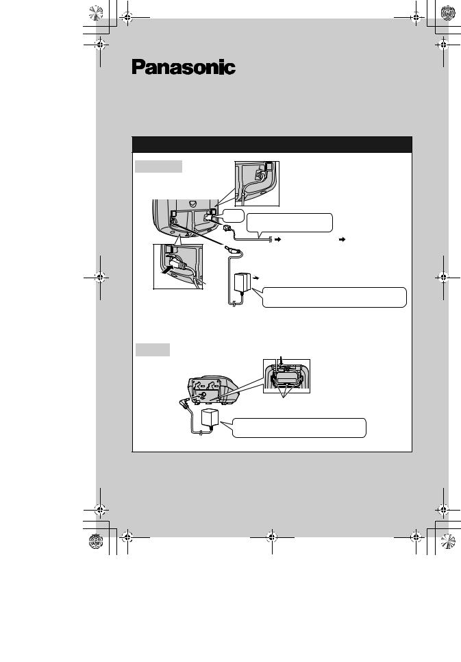 Panasonic KX-TG8301NL, KX-TG8302NL, KX-TG8321NL, KX-TG8322NL Quick guide