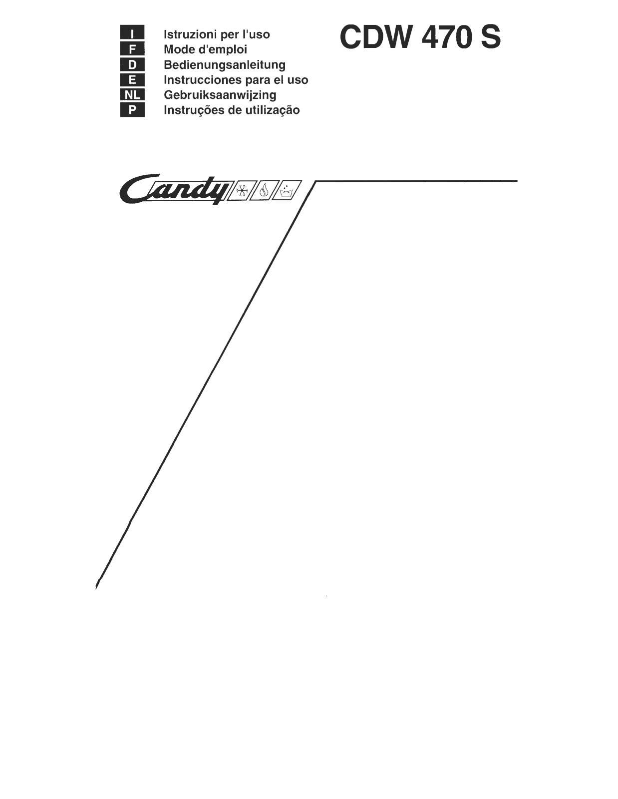 Candy CDW 470 S User Manual