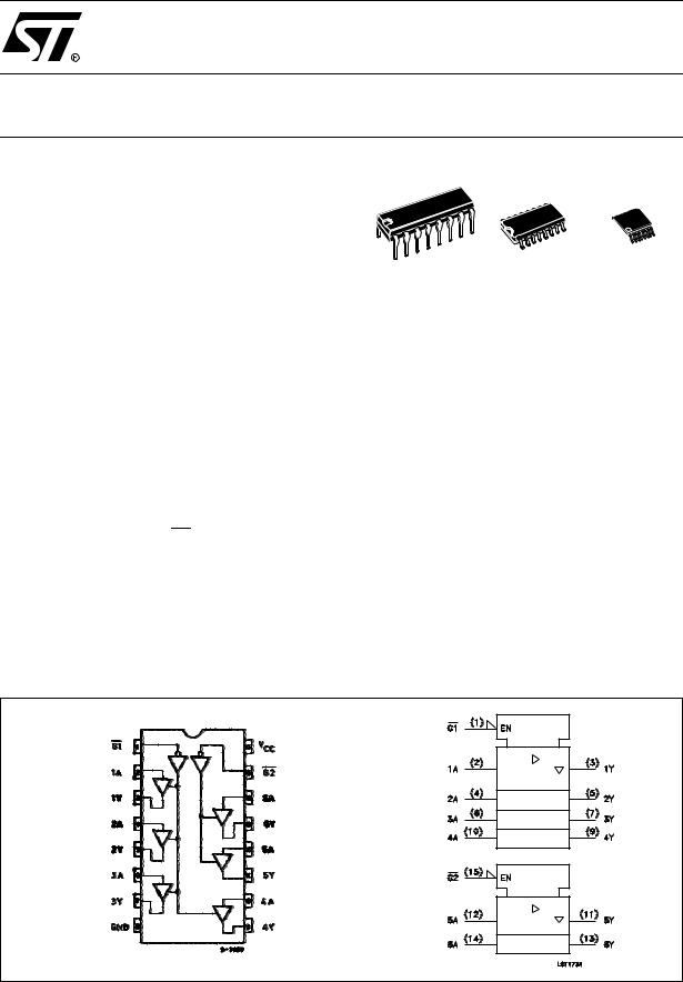 ST M74HCT367 User Manual