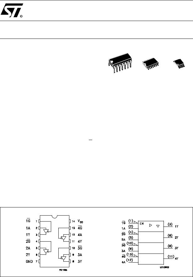 ST M74HC125 User Manual