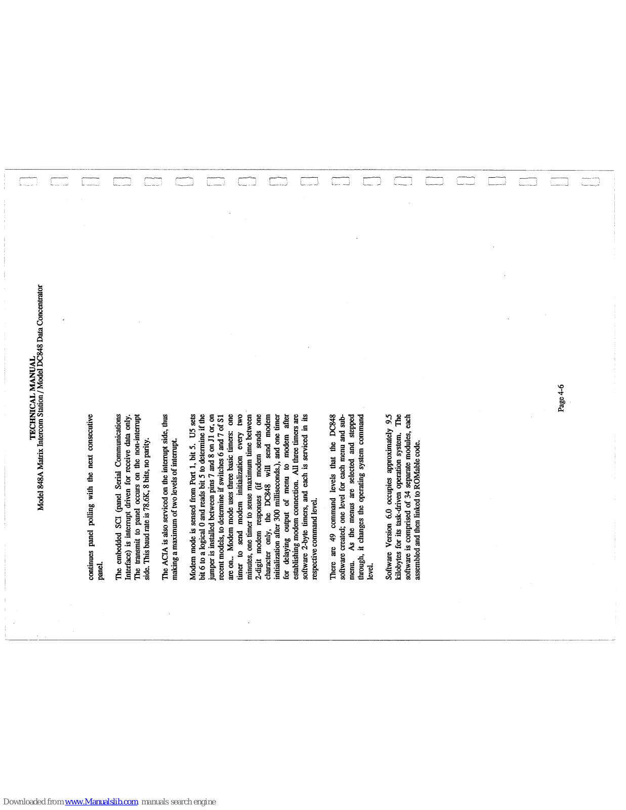 Telex 848A, DC848 Technical Manual