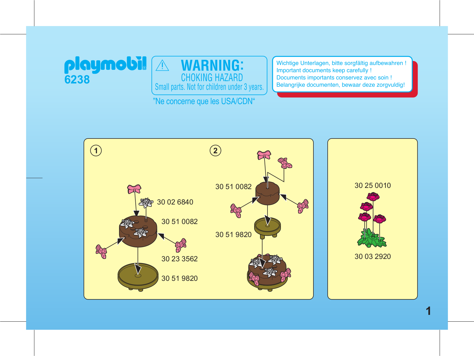 Playmobil 6238 Instructions