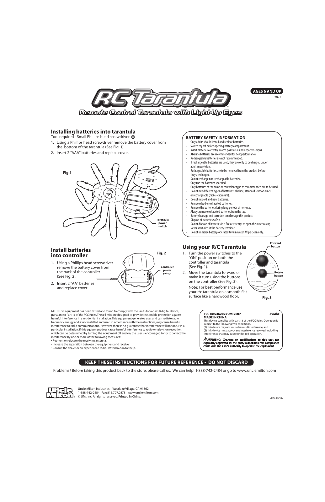 Gakken 2027UMI2007 User Manual