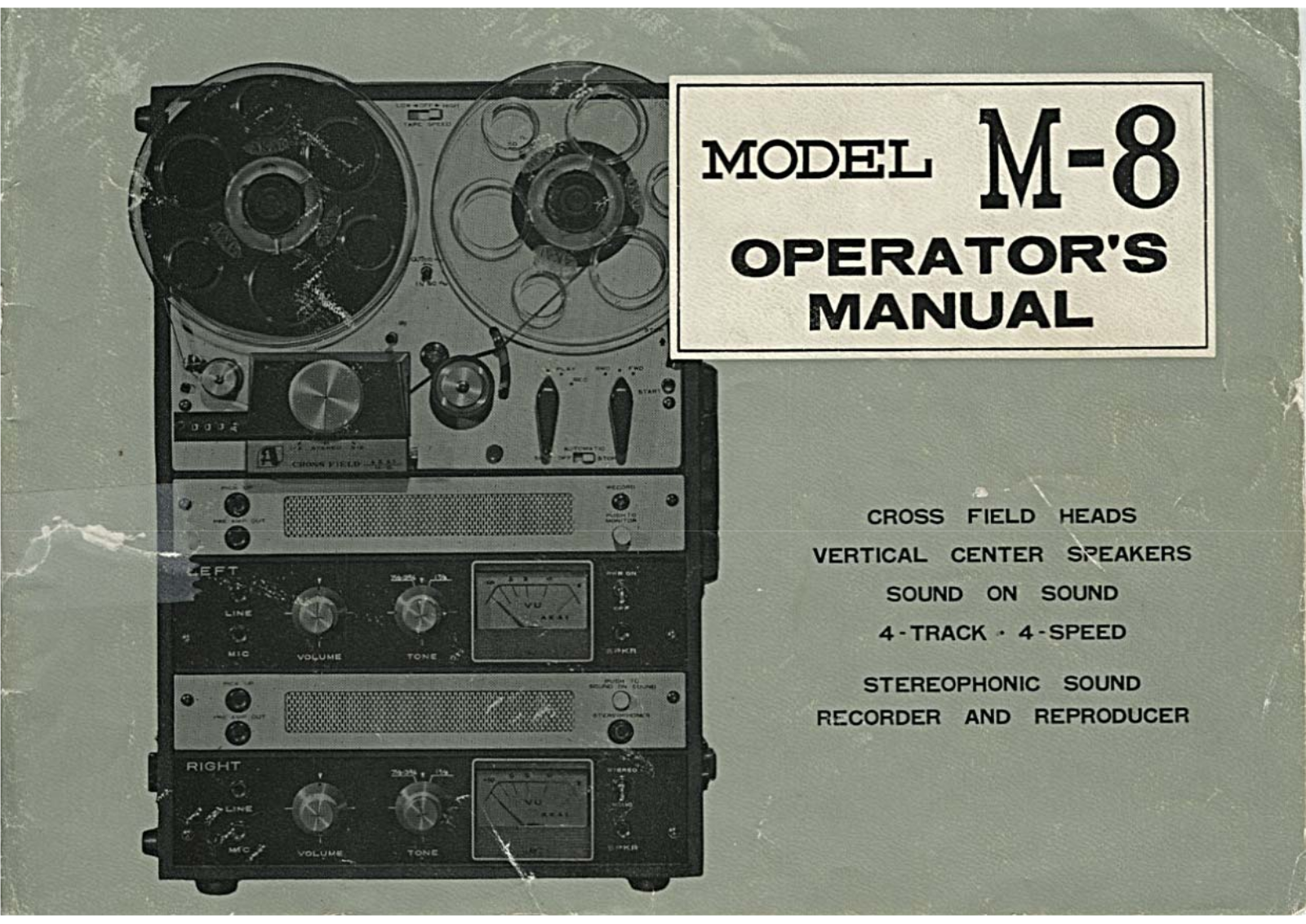 Akai M-8 Owners Manual