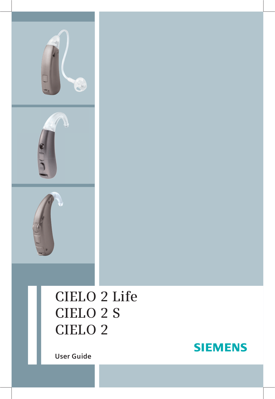 Siemens CIELO 2 Life, CIELO 2 S, CIELO 2 User Guide