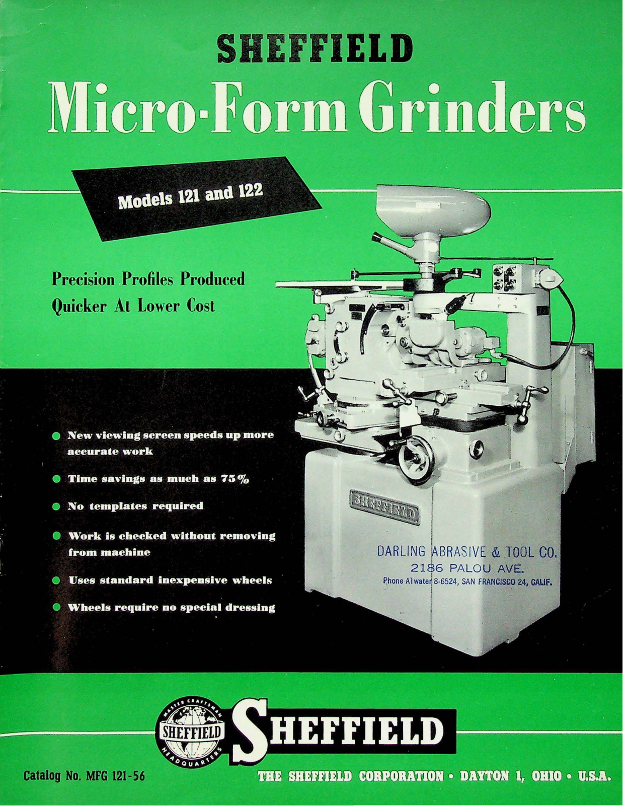 The Sheffield Micro-Form Grinders Grinder - ManualMachine.com