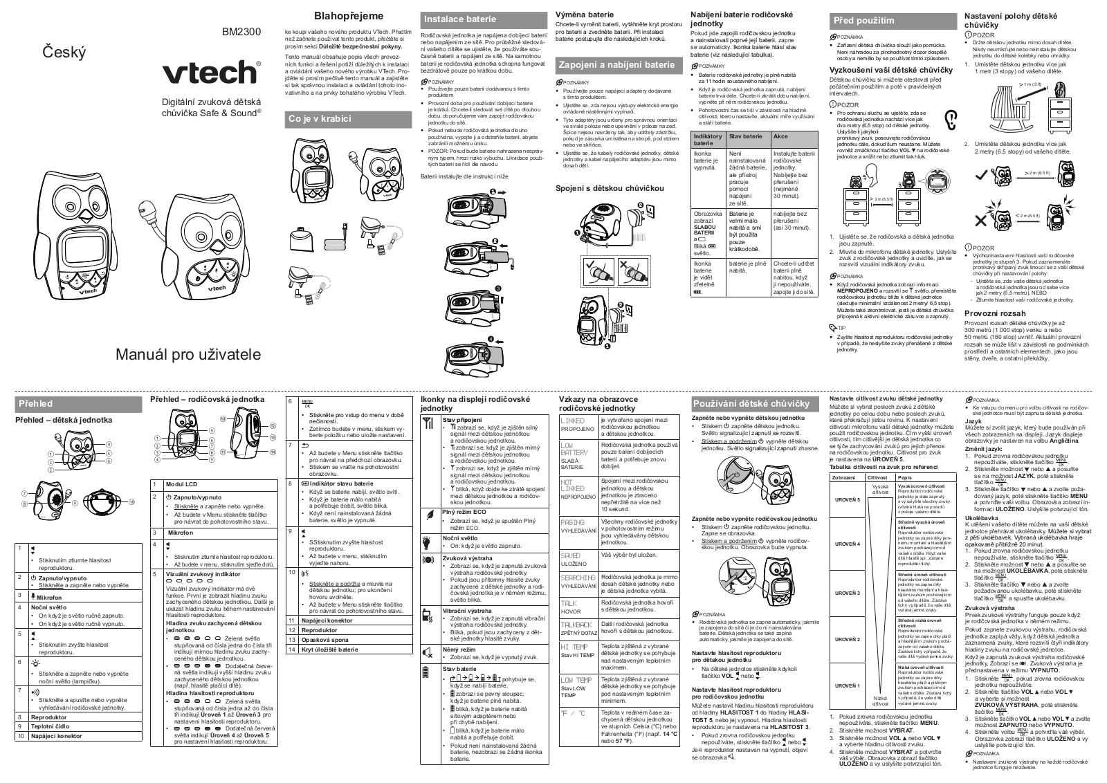 Vtech BM2300 User Manual