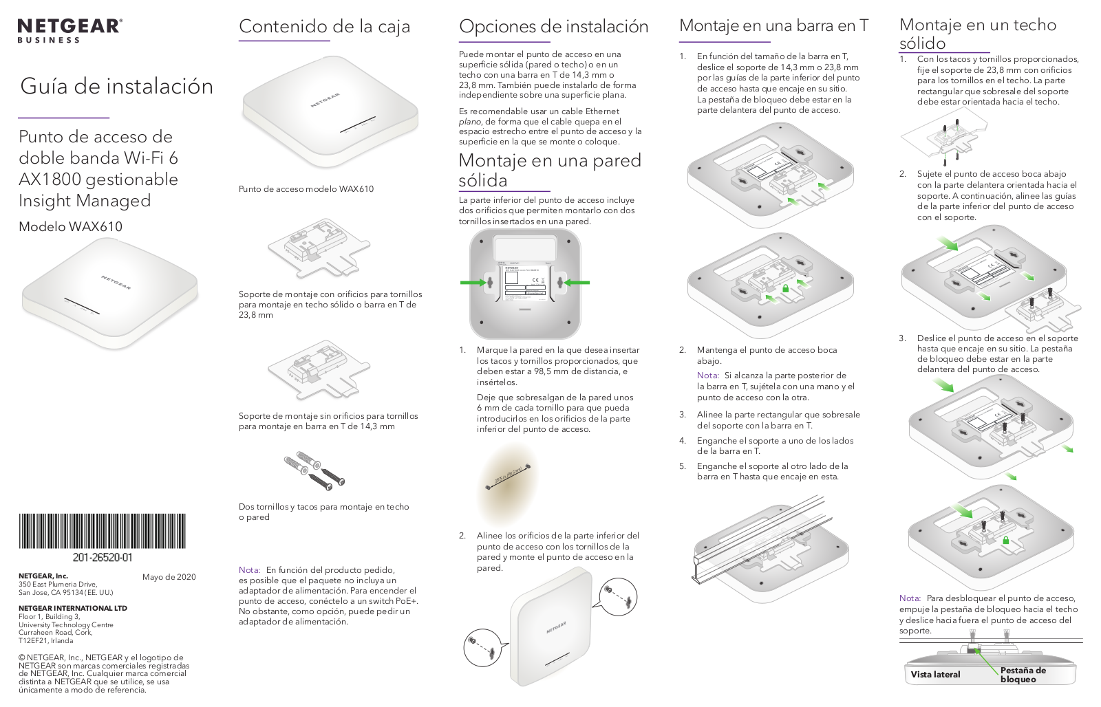 NETGEAR WAX610 Installation Manual