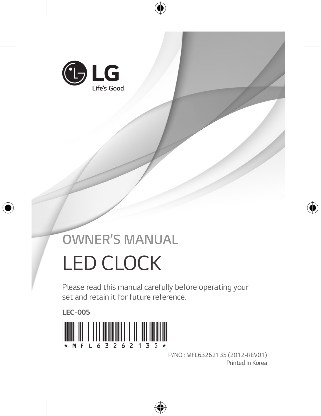 LG LEC-005 User Guide