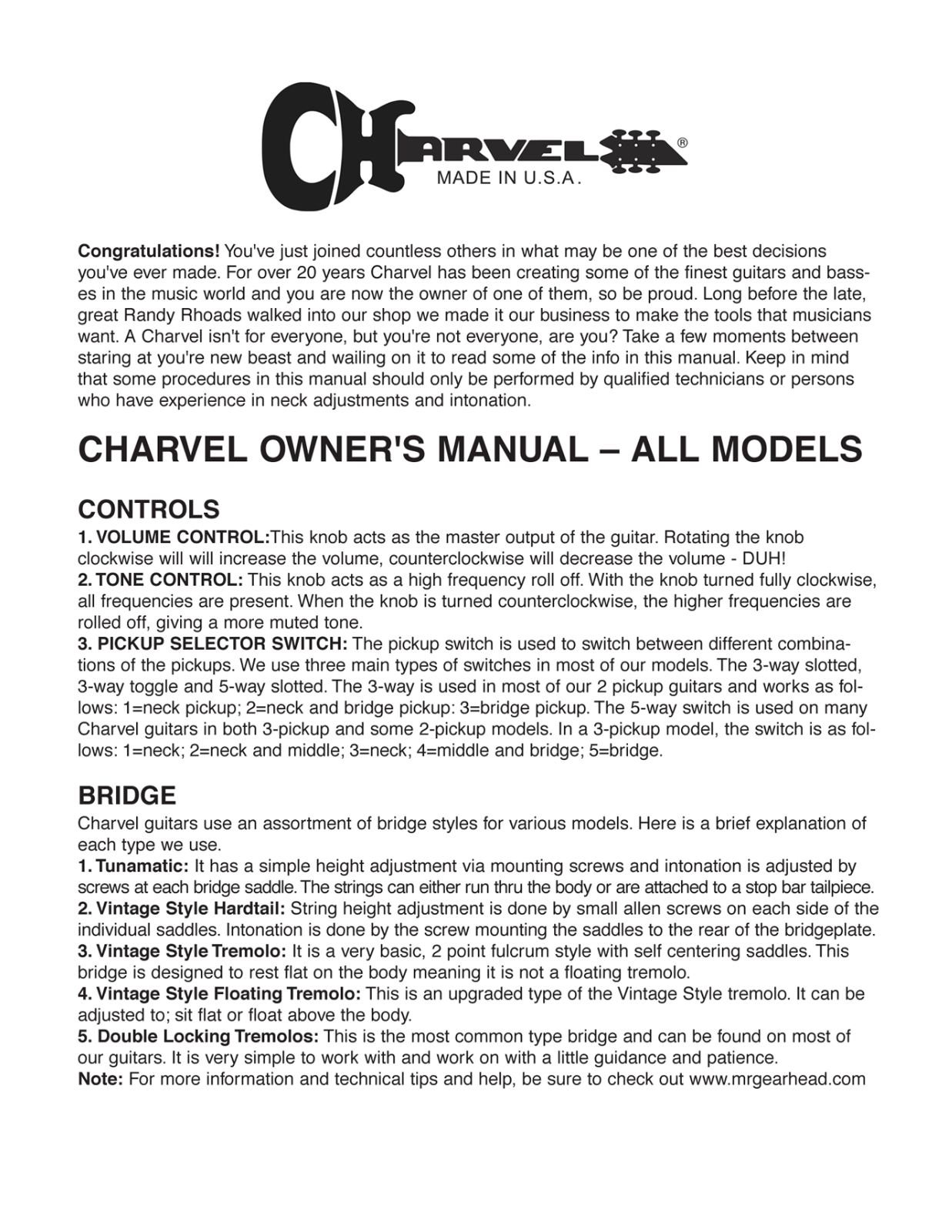 Charvel Tele Shape, San Dimas 1-2H, San Dimas Guitar, San Dimas Bass, San Dimas 2 2H User Manual