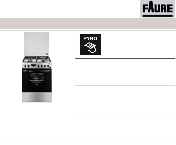 Faure FCM6560PXA product sheet