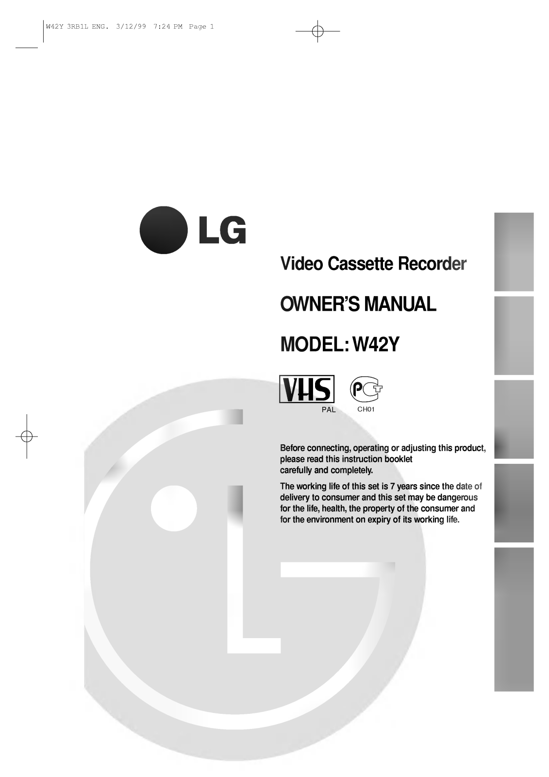 LG W42Y User guide