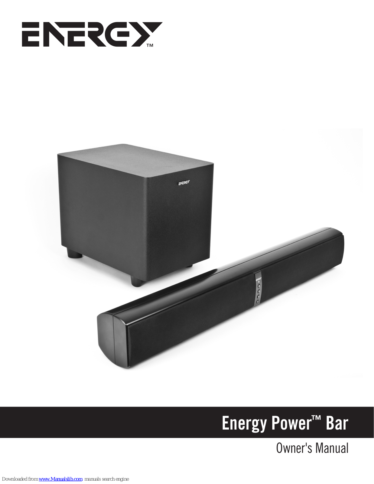 Energy Power Bar Owner's Manual