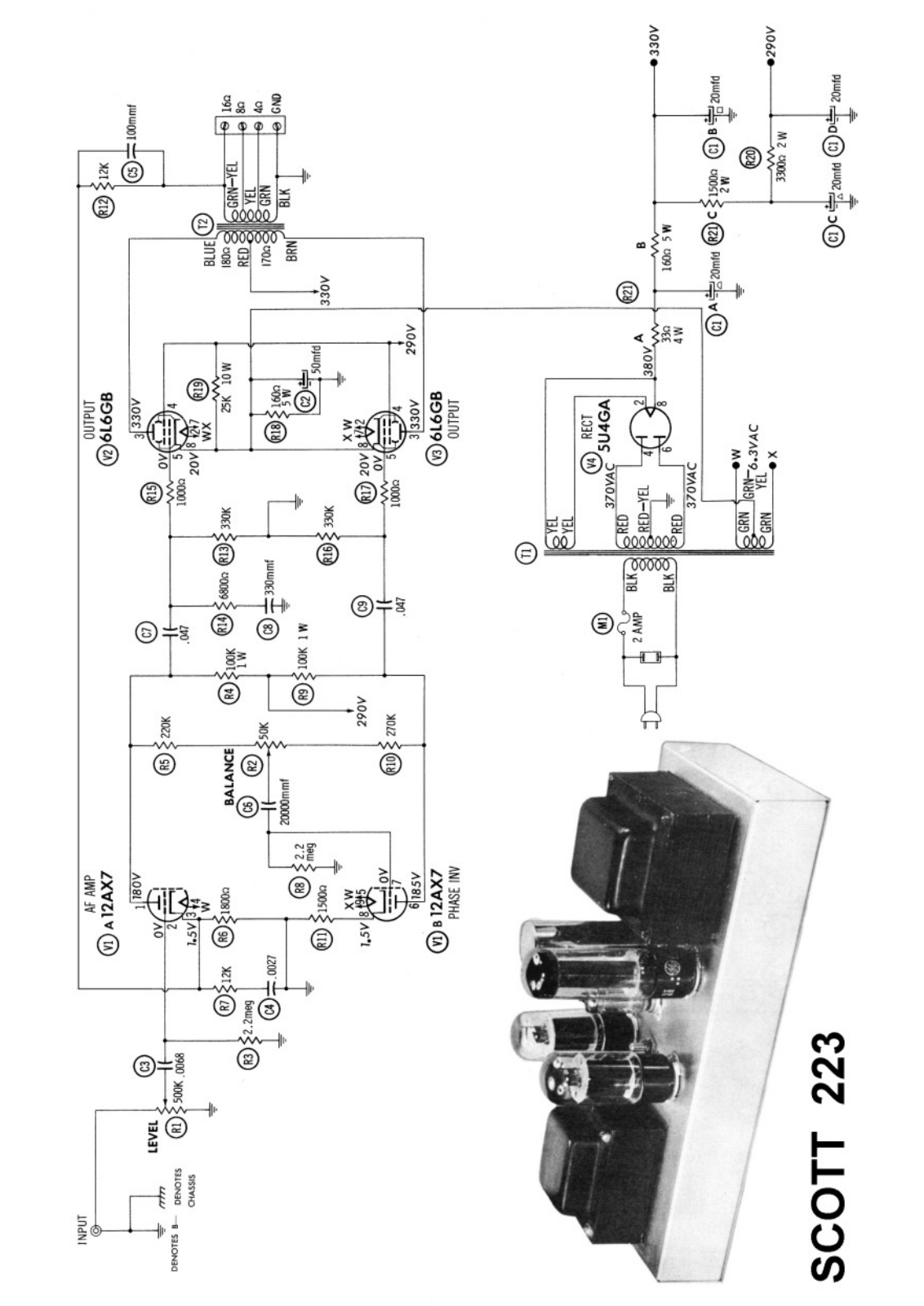 Scott 223 Schematic