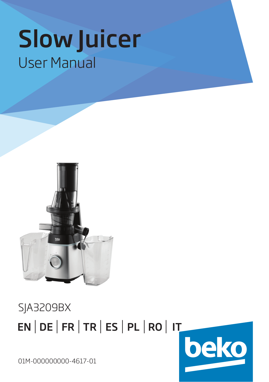 Beko SJA3209BX User manual