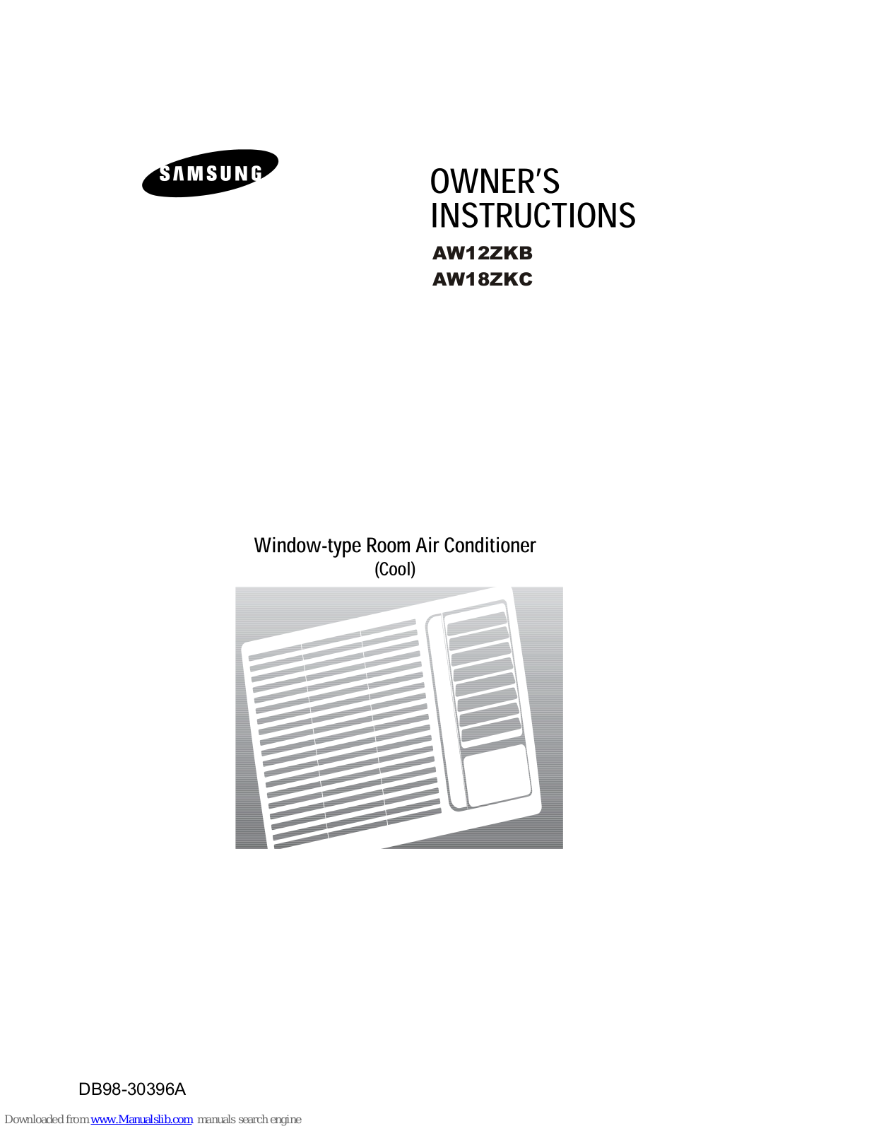 Samsung AW12ZKB, AW18ZKC Owner's Instructions Manual